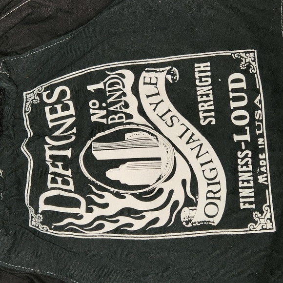 Vintage DIY Deftones mini skirt - Picture 5 of 8